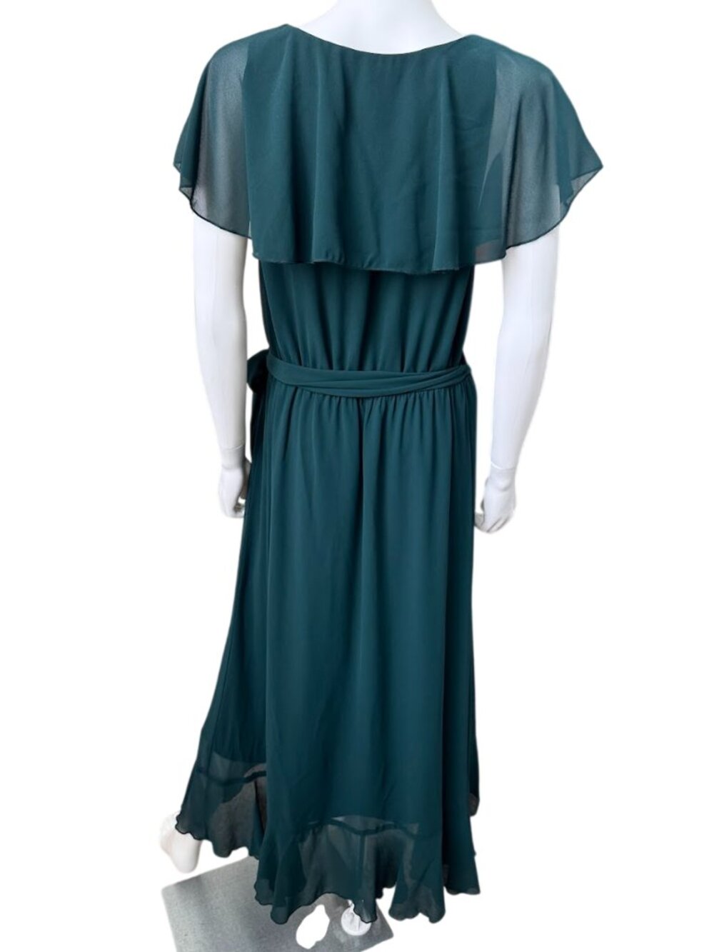 Show Me Your Mumu Jess Ruffle Midi Dress XXL Green Wedding Guest - Picture 3 of 9